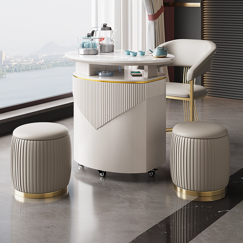 阳台茶桌家用小茶台轻奢现代高级感岩板小型可移动小茶车沙发边几,住宅家具,家用茶台/茶桌,淘宝优惠券,粉丝福利购,淘宝优惠卷