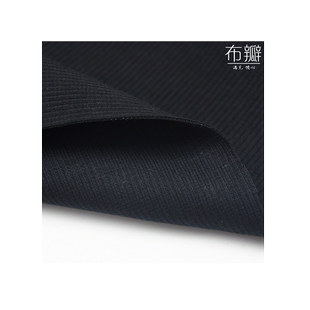 纯棉新疆长绒棉2X2紧实加厚加弹拉架罗纹领口下摆袖口布料SJ203
