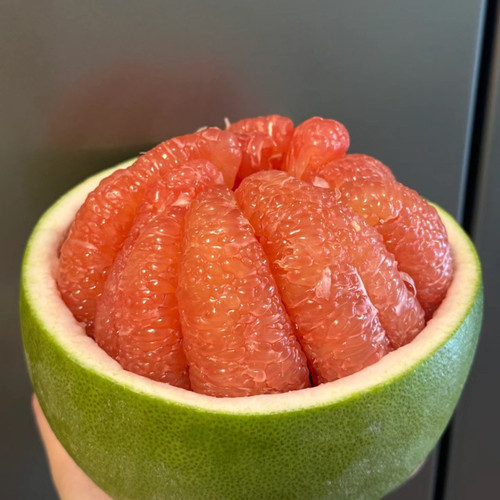 云南红宝石土豪青皮柚子2个礼盒装当季新鲜孕妇水果嫩甜多汁泰柚