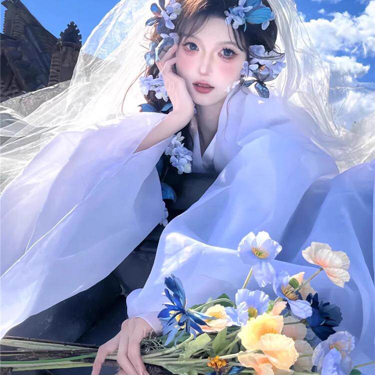 延吉韩服旅拍写真礼服朝鲜族民族风异域风情超仙婚服公主少女套装