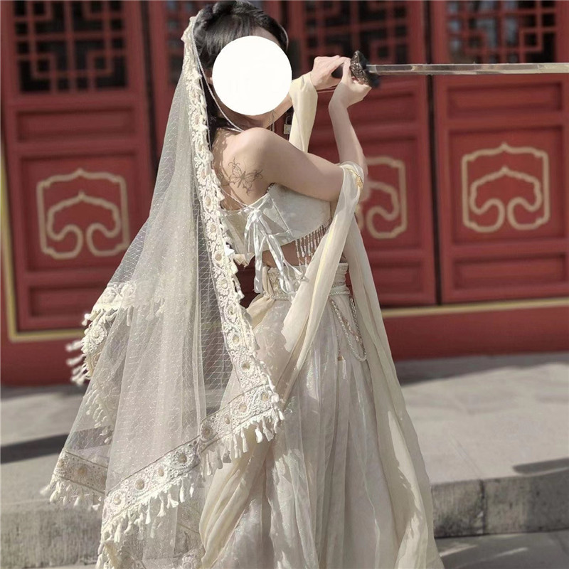 【洛神】敦煌飞天古风汉服女套装