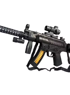 儿童电动玩具枪声光冲锋枪M4表演道具枪小男孩仿真机关枪万圣节