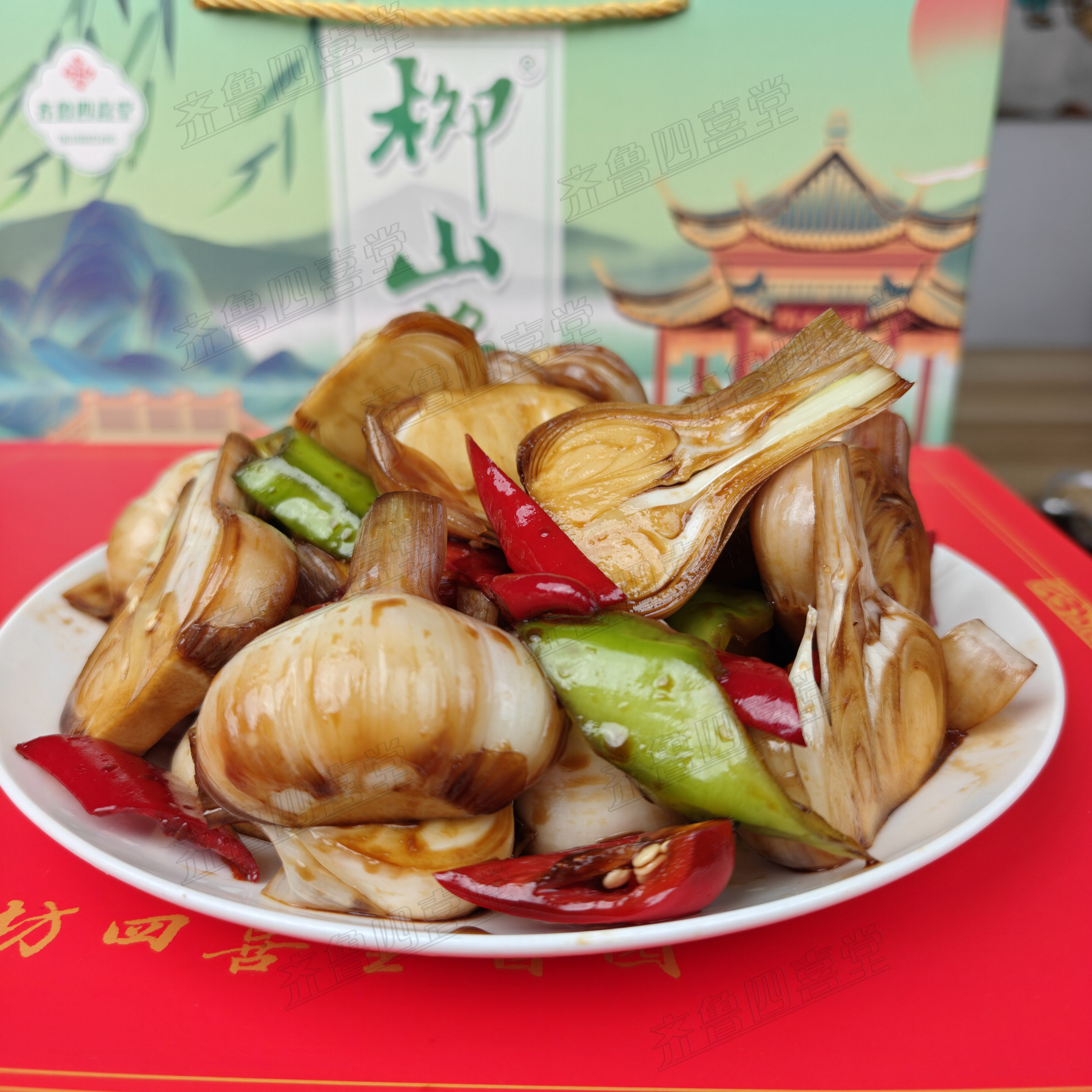 香辣蒜片腌大蒜2026年新货咸蒜咸辣下饭菜【香辣】500克每袋