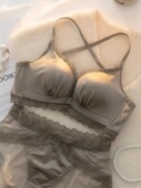 前扣内衣女聚拢小胸显大平胸专用文胸收副乳性感美背胸罩无钢圈厚