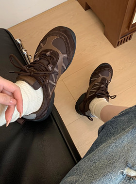 复古厚底阿甘德训鞋女休闲运动鞋