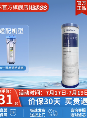 Pentair/滨特尔 家用净水器 DFX-CB-10 10寸钻石流滤芯不包安装