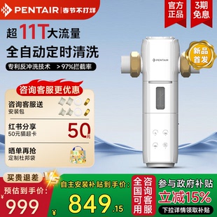 滨特尔全自动前置过滤器家用反冲洗11T流量全屋净水全铜防爆S260