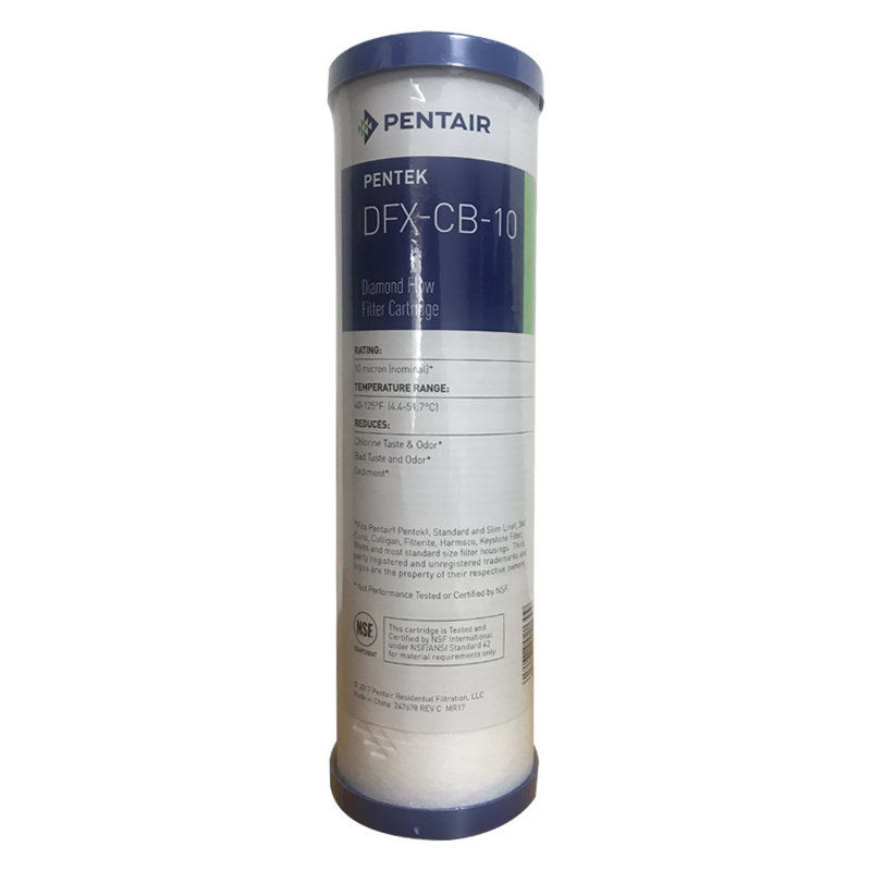 pentair/滨特尔 家用净水器 dfx-cb-10 10寸钻石流滤芯不包安装