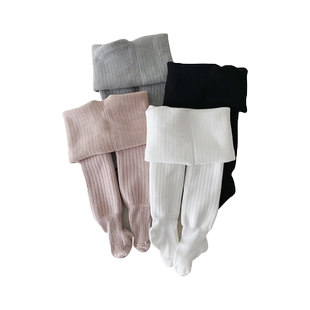 女童加绒加厚打底裤一体绒儿童连裤袜冬季保暖裤零下外穿宝宝棉裤