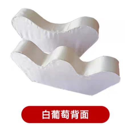 白色绣花寿枕红十字架头枕脚枕老人寿终配件死人白事殡葬用品男女