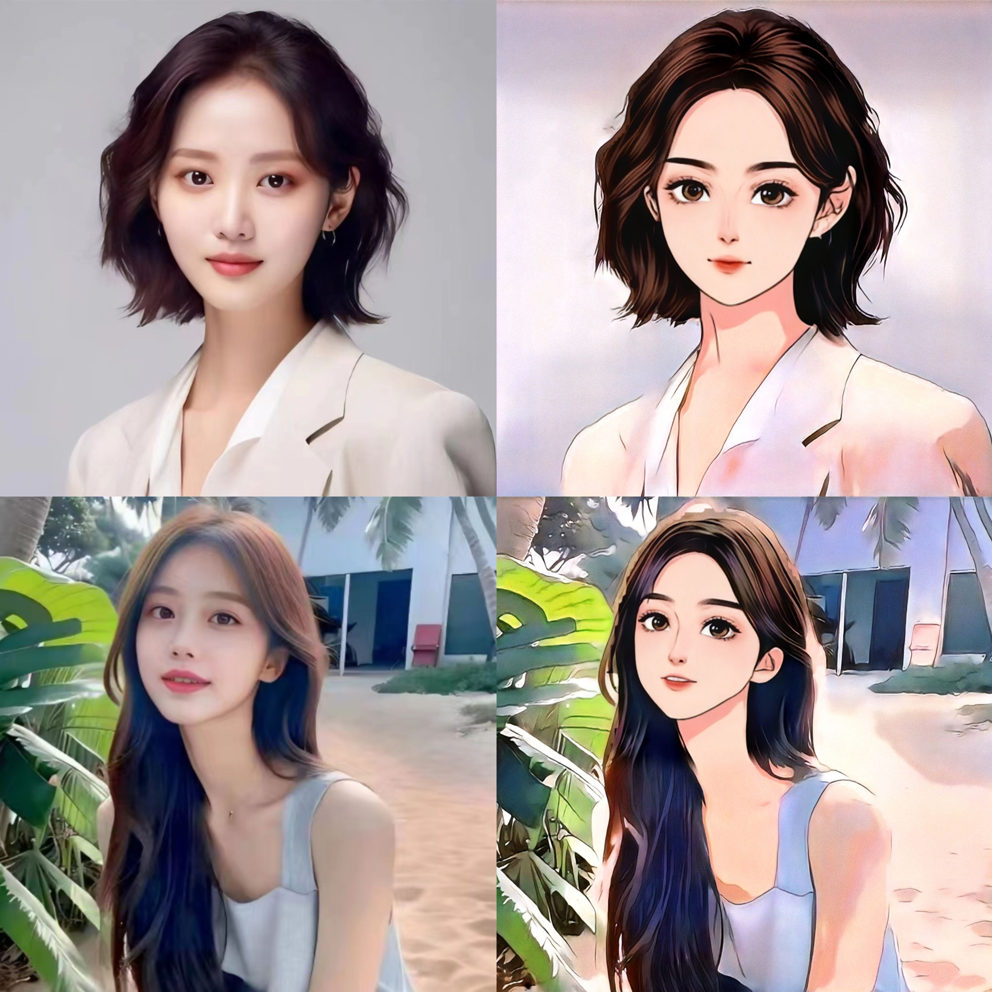 手绘头像q版真人照片转漫画卡通可爱情侣微信头像定制画像设计