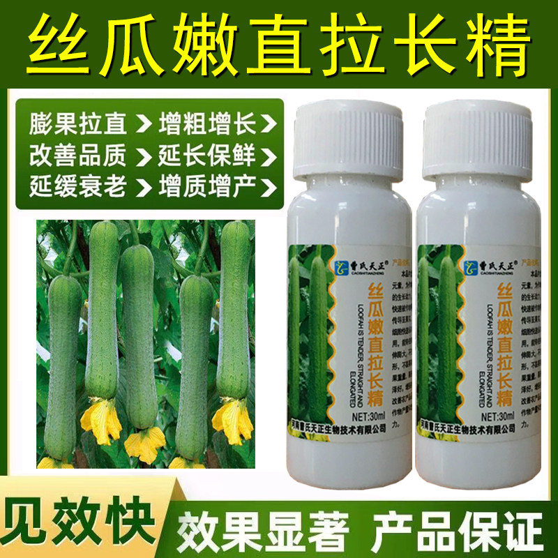 丝瓜拉直素丝瓜拉直药丝瓜专用叶面肥丝瓜拉直拉长增产药