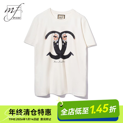 mf恶搞ins白色短袖t恤
