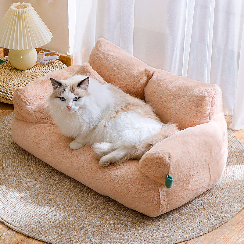 猫窝冬季保暖可拆洗猫床沙发