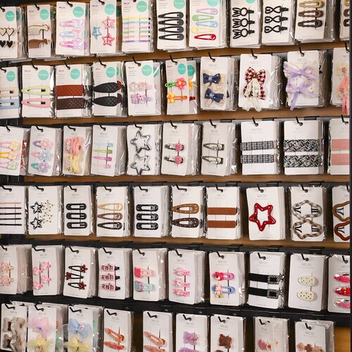 【卡装】韩版发夹女时尚套装发卡高级感条形码发饰头饰侧边刘海夹 - 封面