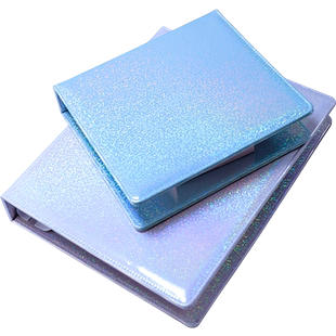 A4九宫格卡册小卡明信片收纳册活页封面定制内页相册本追星收集册切页册方卡6寸生写卡片拍立得相册六寸ins风