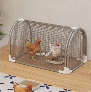 跑道走地鸡笼子隧道笼大号铁丝网家用室外鸭子养殖专用笼防黄鼠狼