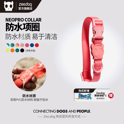 zeedog狗狗项圈脖圈果冻法斗通用