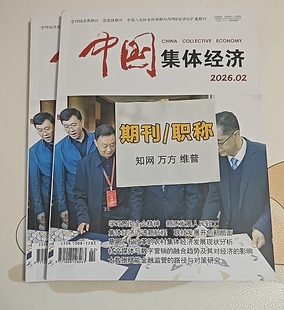 中国集体经济》国j级三大网知网学术期刊杂志AMI期刊经济管理论文投稿新质生产力财务会计发表文章人力资源人才培养评职称刊物订阅