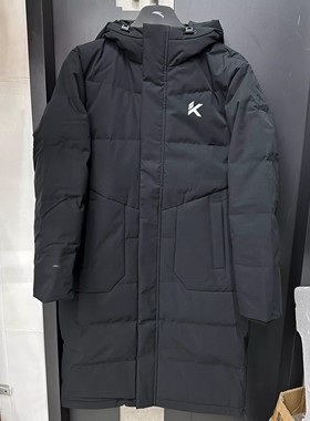 安踏速暖羽绒丨KT长款防泼水羽绒服男冬季新款棉服外套152511904