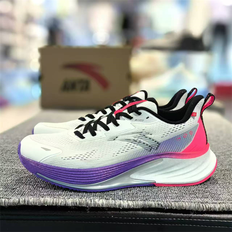 安踏火箭6代丨氮科技防泼水竞速跑步鞋男鞋缓震运动鞋112445581