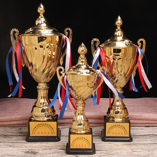 定制奖杯金属工艺品礼品制作高档金属奖杯定做运动会奖杯奖牌供应