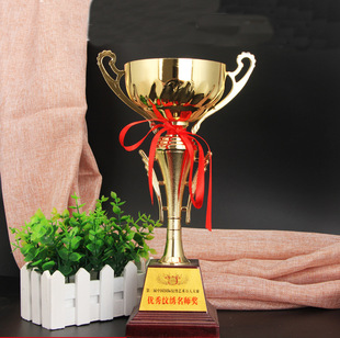 高档金属奖杯奖牌定做供应舞蹈运动镀金奖杯金属工艺品礼品定制