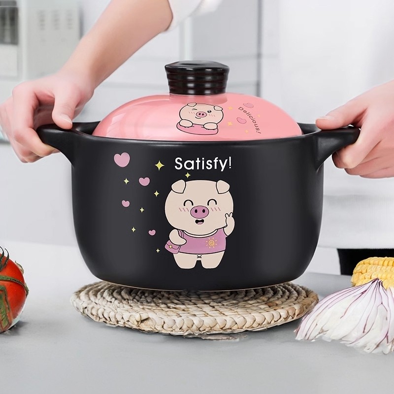 煲仔饭砂锅炖锅家用燃气煤气灶陶土沙锅干烧不裂耐高温瓦煲汤锅