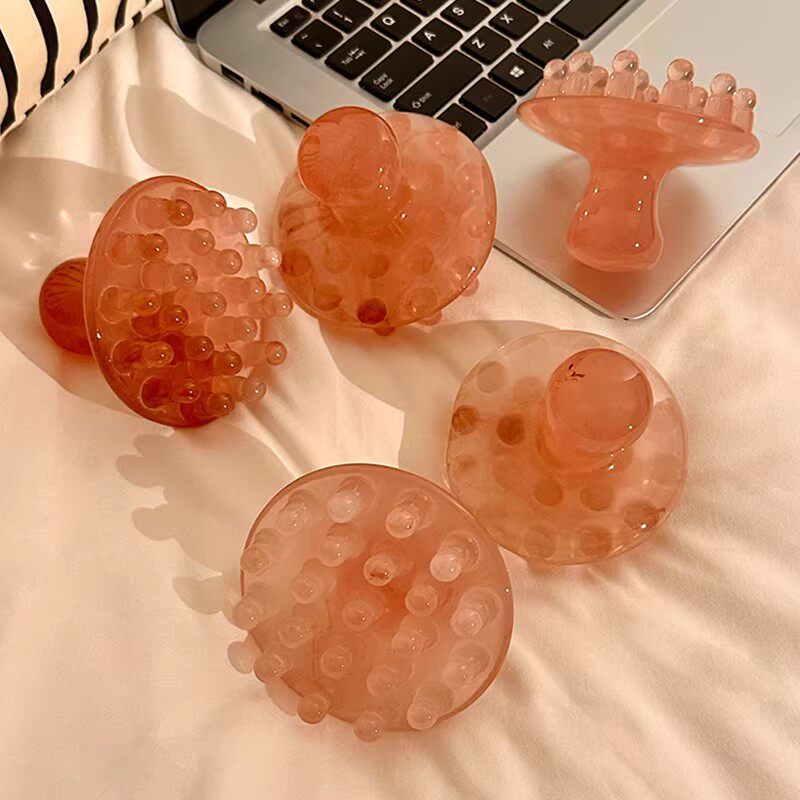 挖到好用的经络刷！圆盘头部经络梳疏通神器头皮头疗刮痧按摩梳子