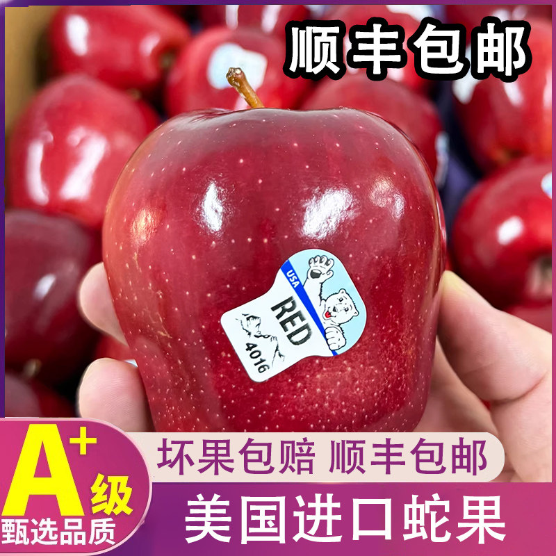 美国进口红蛇果苹果 当季新鲜水果清甜当季新鲜红苹果顺丰包邮,水产肉类/新鲜蔬果/熟食,苹果,淘宝优惠券,粉丝福利购,淘宝优惠卷