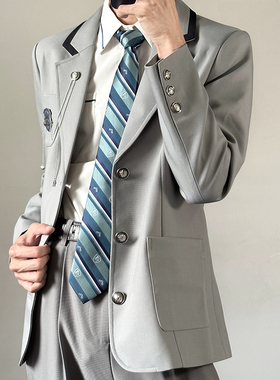 今治图南馆原创日系学院风澎南高DK制服套装西装衬衫西裤校供感