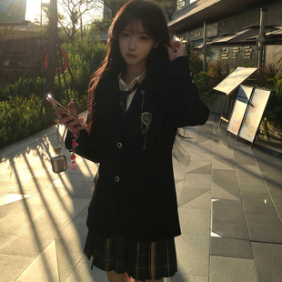 今治图南馆原创正版学院风JK西装制服外套校供西服多色双排单粒扣