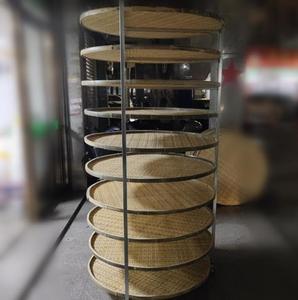 桑叶晒东西晾晒架制茶用具晾青架20层专用12层竹筛烘盘折叠放置架