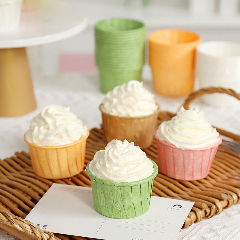空气炸锅耐高温蛋糕卷边纸杯