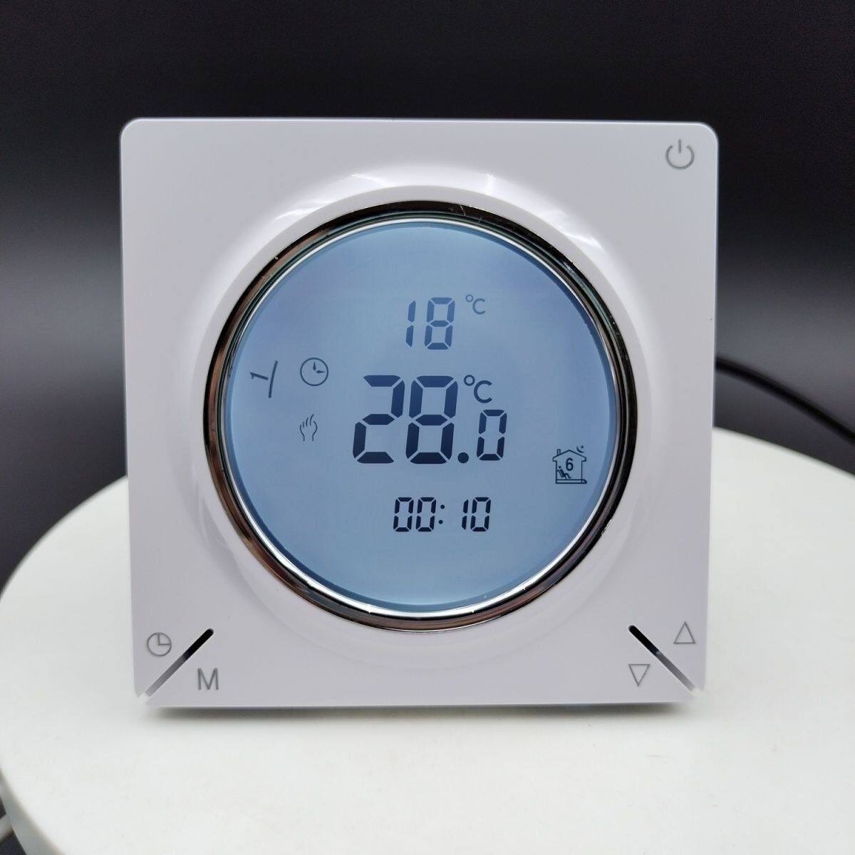 智能温控家装大眼睛水地暖液晶温控器开关面板智能暖气温度显示器