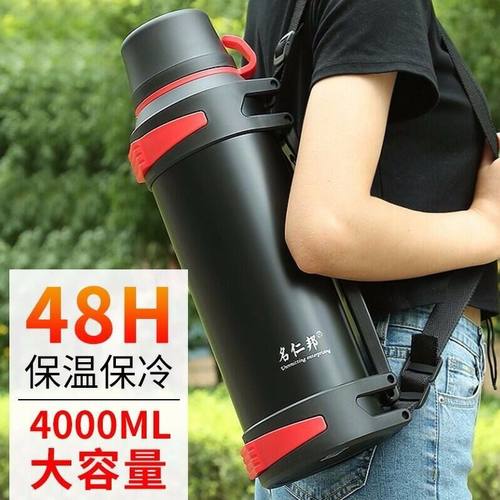 304不锈钢保温壶大容量保温杯男户外车载旅行水壶家用暖瓶1.2L-5L