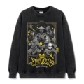 Washed Black Crew Neck Sweatshirt