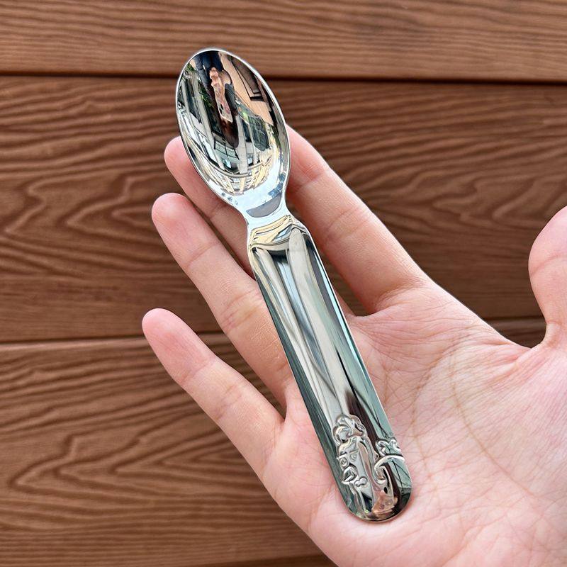 304不锈钢儿童勺子创意卡通图案