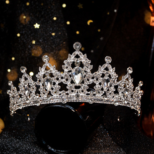 皇冠头饰儿童演出发箍小女孩女童生日派对走秀表演王冠公主裙