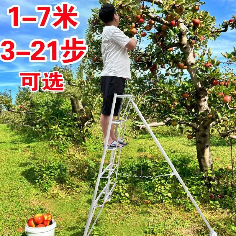 多功能戶外鋁合金果園專用三角梯