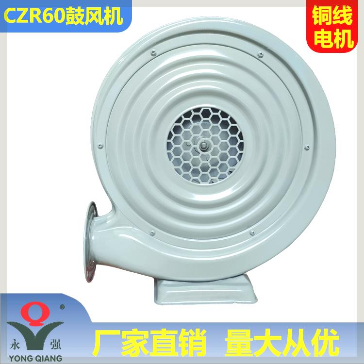 250W酒店厨房炉灶中压风机厂家永强牌CZR60鼓风机220V380V铁外壳