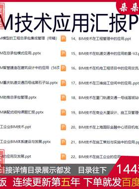 BIM技术应用汇报PPT项目管理应用策划手册培训汇报及施工解决方案