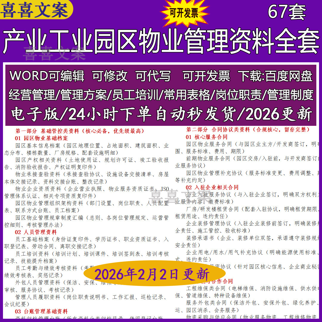 产业工业园区物业管理资料全套员工培训计划培训PPT环境监测记录