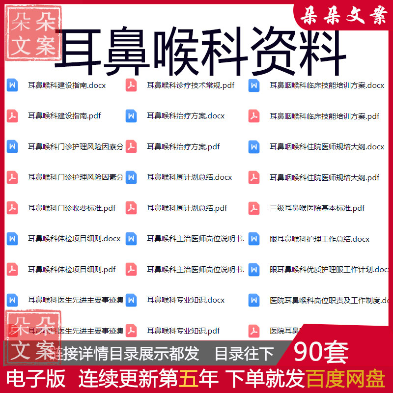 耳鼻喉科感染管理制度岗位职责护理常规诊疗技术分级护理质量标准
