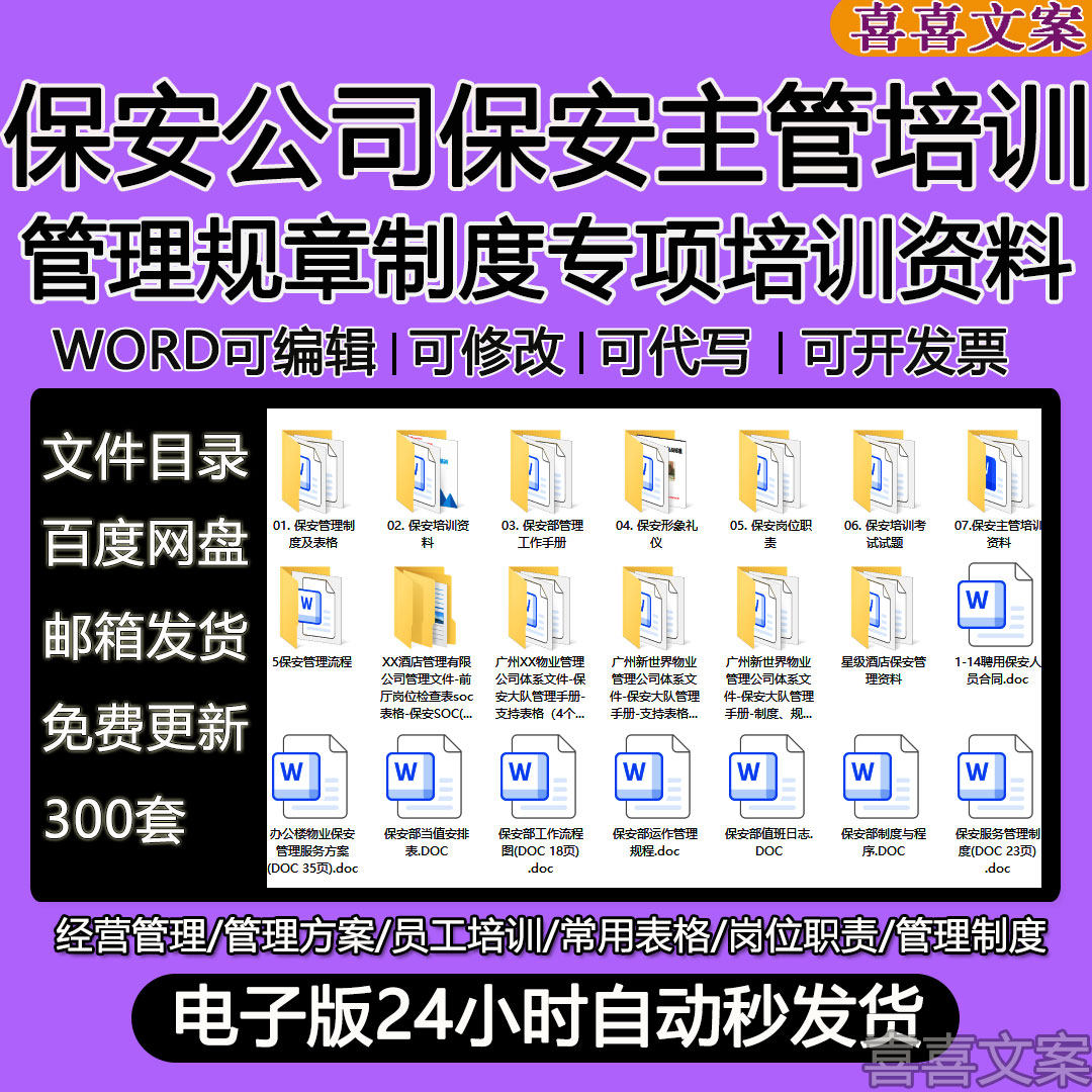 保安公司保安主管工作流程岗位履职规范安全风险管控考核培训PPT