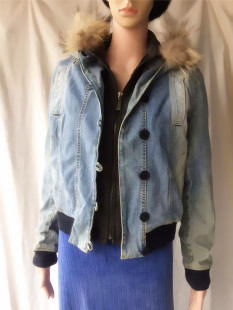 牛仔服女士短外套春秋冬新款炸街韩版宽松休闲时尚百搭纯蓝色夹衣