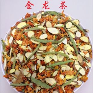 精选金龙茶甜叶菊罗汉果花桑枝养生茶润肺茶三合一