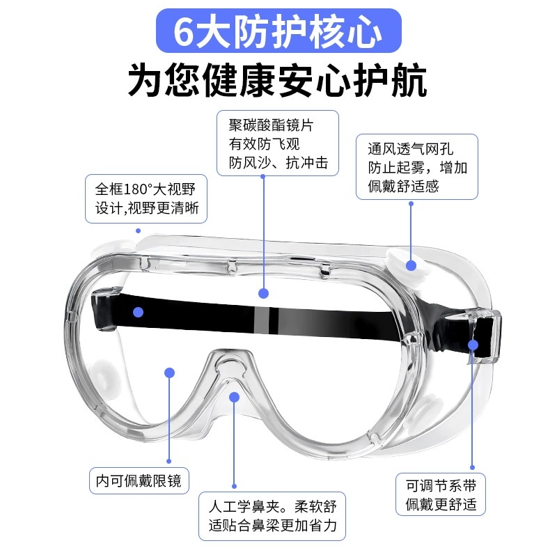 男女护目镜防沙尘眼镜护眼眼镜