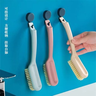 刷子 鞋 刷软毛家用不伤鞋 专用洗衣服清洁刷多功能长柄洗鞋 子刷鞋