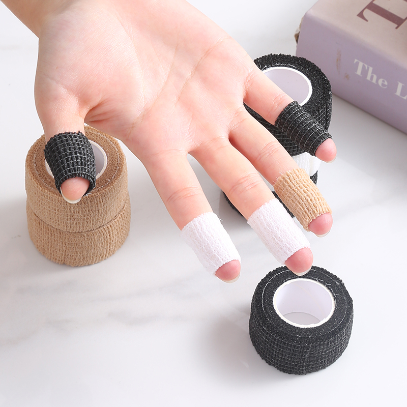 医用自粘弹力绷带运动护指足球固定加压手指保护绑带实用纱布胶带